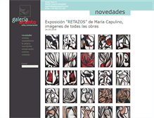 Tablet Screenshot of galeriaacanto.com